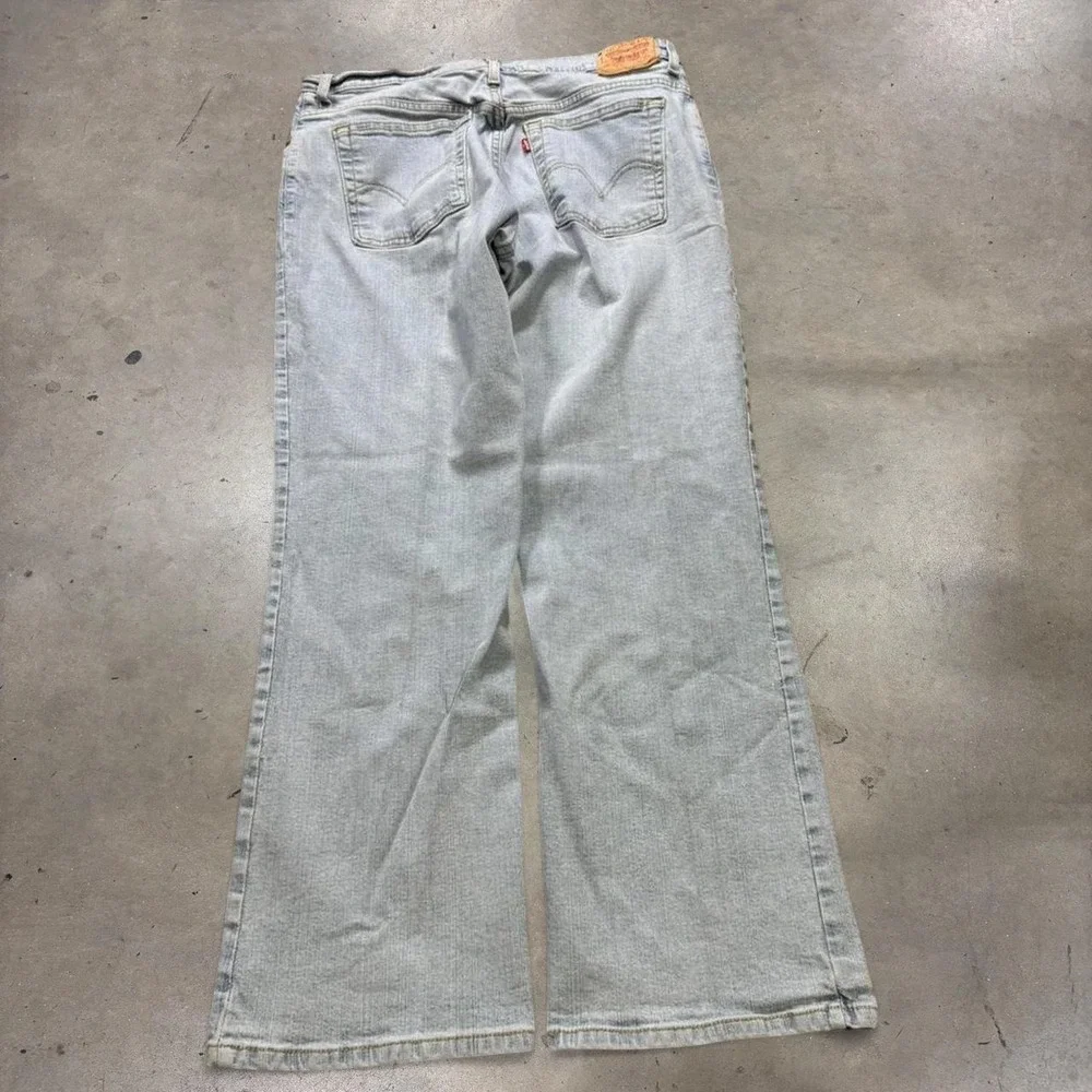 Levis 550 Relaxed Bootcut Jeans Light Wash Blue Y2K 14S